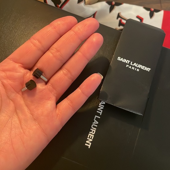 Saint Laurent George 115mm yellow slingback pumps - Picture 7 of 7